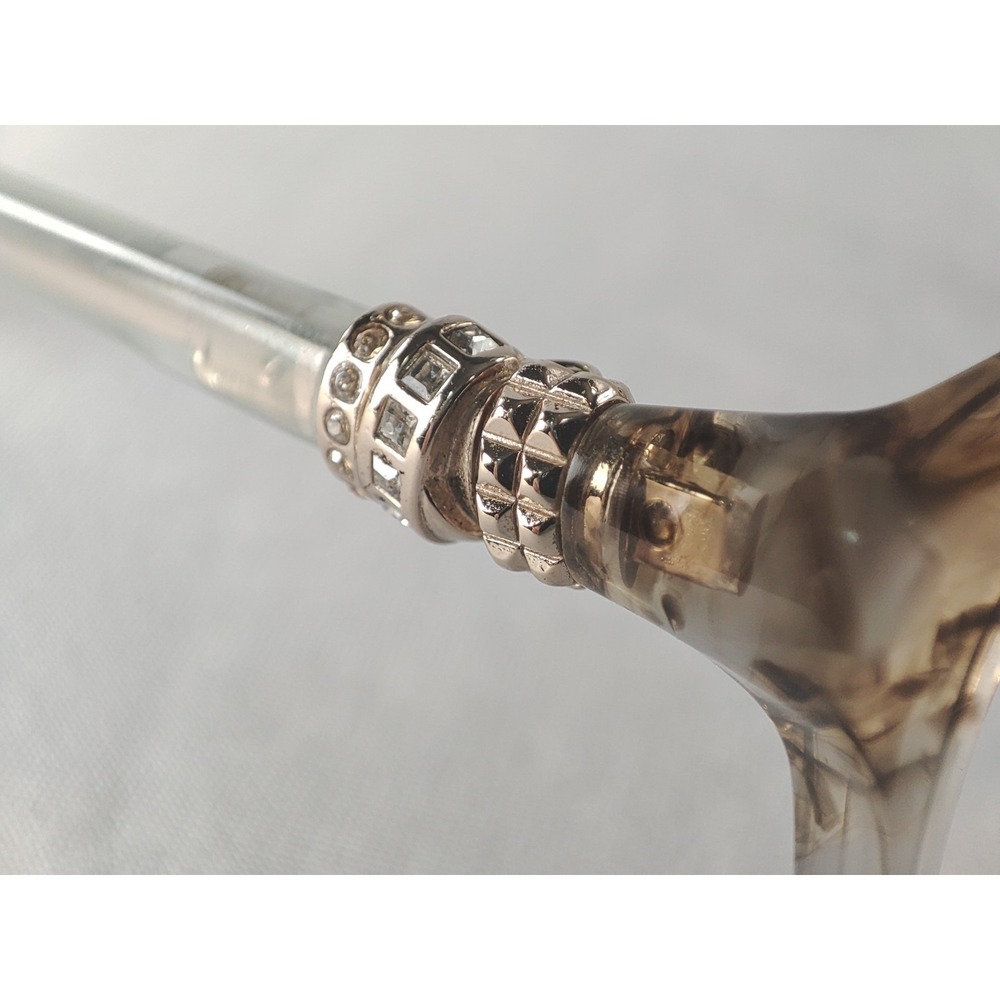 Swarovski SK5242-3 084 Marble Brown Eyeglass Frames 52-15-135 Crystal Hinge - Picture 5 of 11
